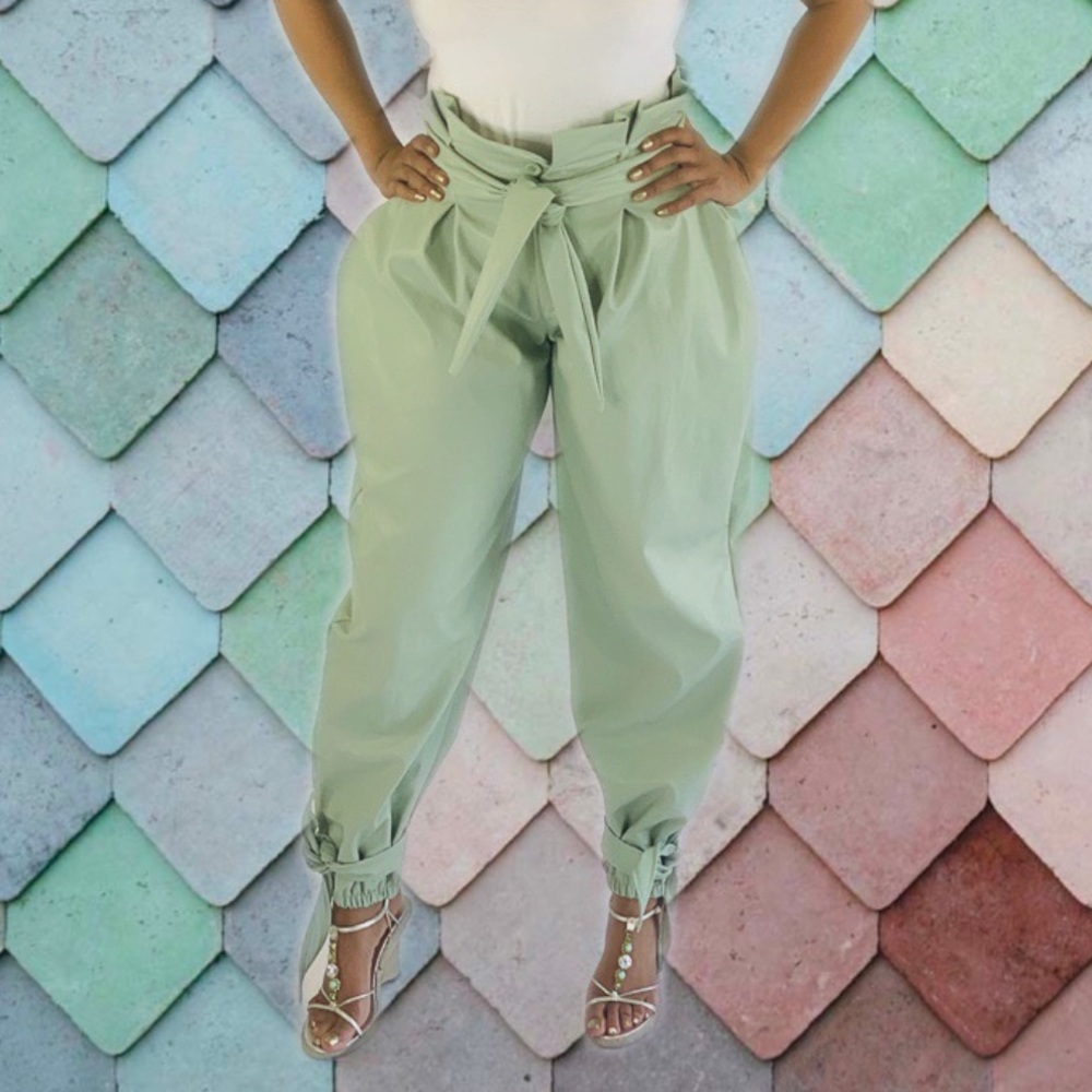 Fashion Nova pants with ankle ties! NEW!!